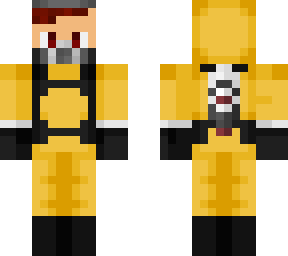 red professor in covid suit