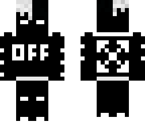 black & white off-white
