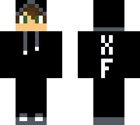 black and gray hoodie xf