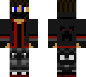 edgy teen w/ dark hoodie