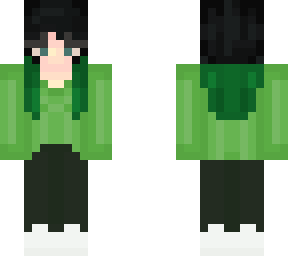 green & black