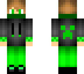 Green gamer boy | Minecraft Skin