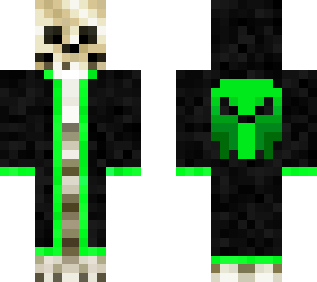 green skull wizard