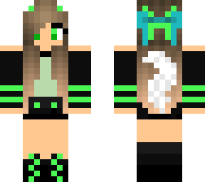 green wolf girl