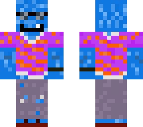 he has actual pants now