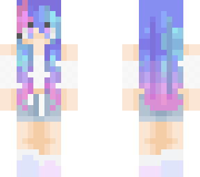 mermaid hair girl