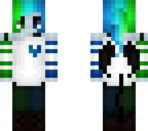 minty blue - colourful demon
