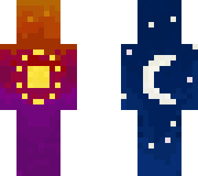 moon and sun