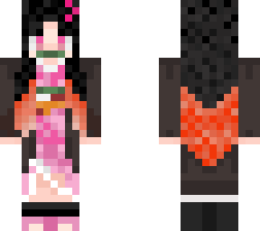Nezuko Demon Slayer Minecraft Skins