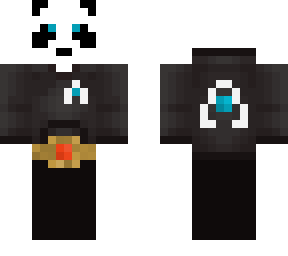 panda with red belt