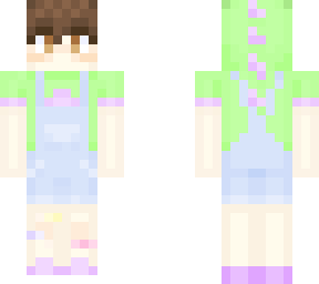 pastel dino overalls skin1 hair1