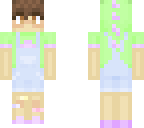 pastel dino overalls skin2 hair1