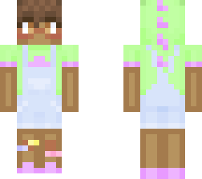pastel dino overalls skin3 hair1