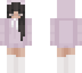 pink version of a hoodie skin someone else made