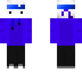 polar bear with blue headband
