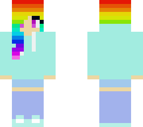 rainbow girl