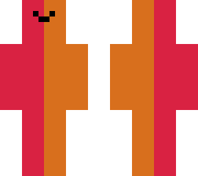 rainbow skin (red and orange) rainbow skin pack