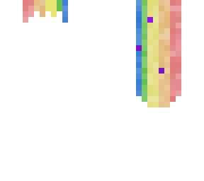 rainbow wig hair base