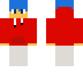 red and blue