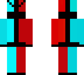 red and blue ninja