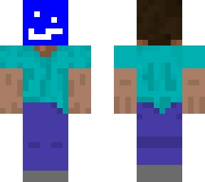 steve blue skin thing