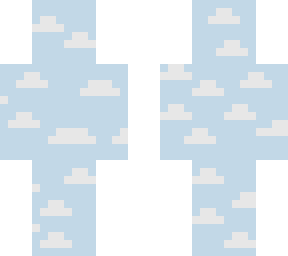 the blue cloudy sky