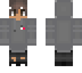 total grey hoodie