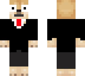wide-eyed doge in a suit v2