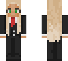 blonde girl in tux (edited to green eyes, not my creation)
