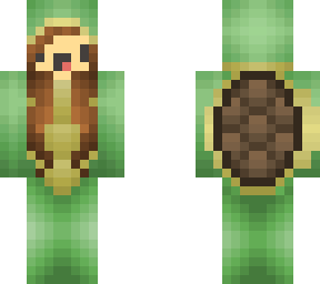 brown hair turle girl