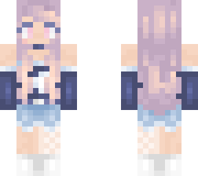 cute pretty purple girl