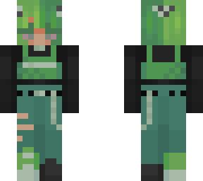 green hair