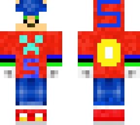 hoodie sonic (my possible youtube skin)