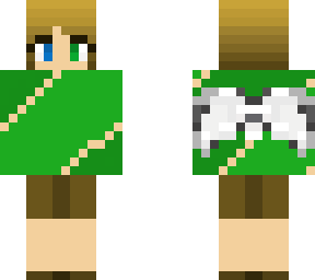leaf girl with wings (edit of leaf girl with cape)