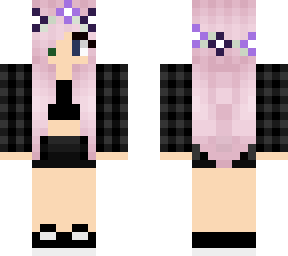 lilac hair girl