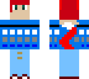 luke's father -wolf- -hair- style 2- -red tight style 1- -blue tight style 1-