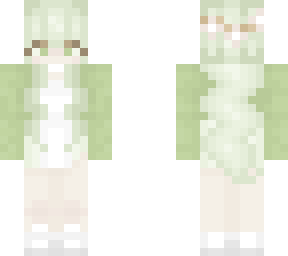 pastel green flower girl~