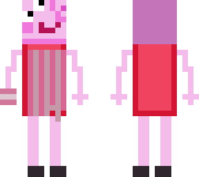 peppa eating bacon
