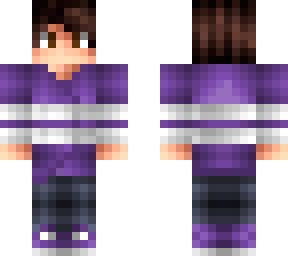 purple sweater boy