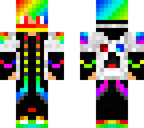 rainbow gamer boy (with red mask)