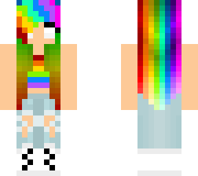 rainbow girl