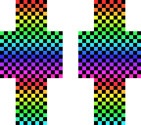 rainbow mosaic (bg black)