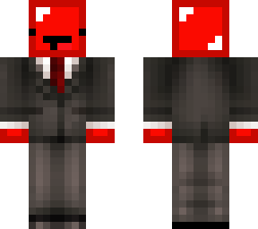 red skeppy in suit