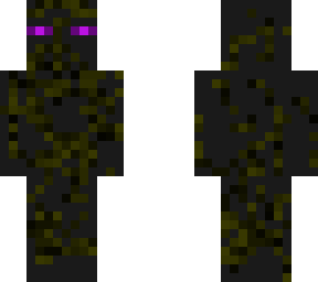 a random enderman mixes with glitchtrap on fnaf
