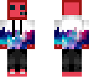 Red Galaxy Slime Minecraft Skin Red Galaxy Slime Minecraft Skin