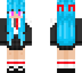 blue hair