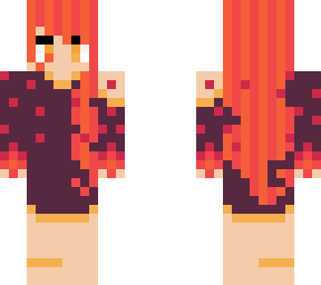 flaming girl.