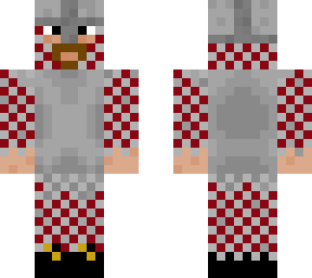 medieval footman red