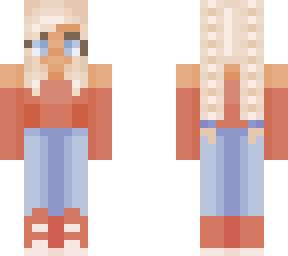 my new skin (with jeans instead of a skirt)