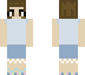 my sister did this skin
